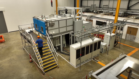 Large Shaker and climatic chamber for EV Battery Testing